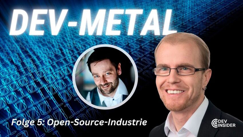 In der fünften Folge von Dev-Metal spricht Chefredakteur Stephan Augsten mit Rico Barth von der OSBA über Deutschland als Open-Source-Standort und die Herausforderungen für Open-Source-Anbieter. (Bild: VIT / KIX Software Services GmbH)
