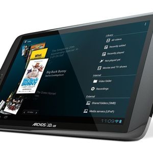 Das Archos-Tablet kann auch aufgestellt werden.