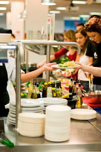 Die Google-Kantine in Dublin. (Google)