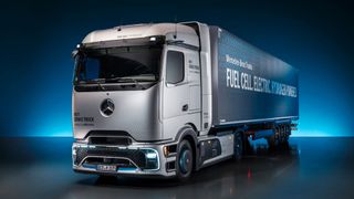 Daimler Truck has presented the next version of the GenH2 truck. It is to be produced in a small series. (Image:Daimler Truck)