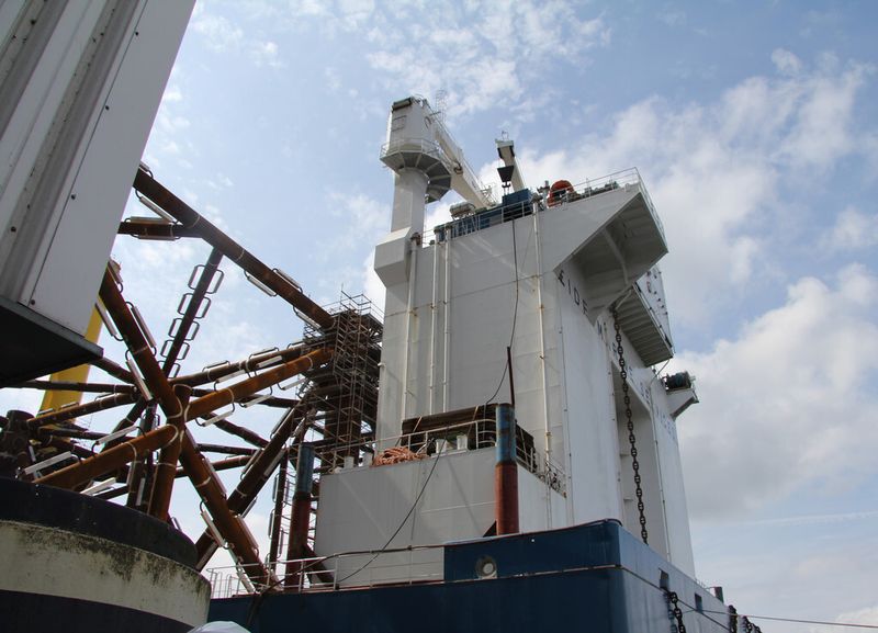 Auch die Tragekonstruktion muss auf's Schiff. (Bild: Siemens)