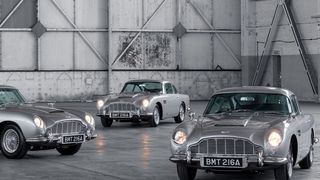 James-Bond-Autos sind zeitlose Klassiker – ganz besonders der Aston Martin DB5 aus „Goldfinger“. Der schnellste ist allerdings der Aston Martin DBS V12 von 2007. (Bild: Max Earey/Aston Martin)