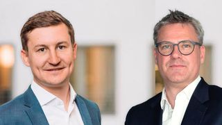 Christian Weingärtner (l.) verantwortet ab sofort die Ford Business Transformation in Europa. Der bisherige Servicedirektor in der DACH-Region, Christoph Herr, rückt nach. (Bild: Ford)