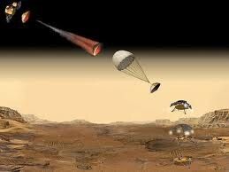 Während der Entfaltung der Steuerungseinrichtung des Rovers musste verhindert werden, dass Teile der Flugausrüstung miteinander kollidierten. (Bild: JPL/NASA)