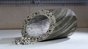Hohe geometrische Freiheitsgrade beim Design von Aluminiumschaum-Sandwiches. (Bild: Fraunhofer IWU)