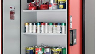 Sicherheitsschrank von Asecos (© Stefan Gregor -Fotograf-)