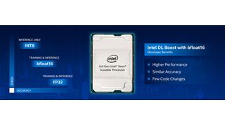 Die dritte Generation der Xeon-Scalable-Prozessoren von Intel laufen unter dem Codenamen „Cooper Lake” und sind die ersten x86-CPUs mit BFloat16-Erweiterung für KI-Anwendungen. (Intel)