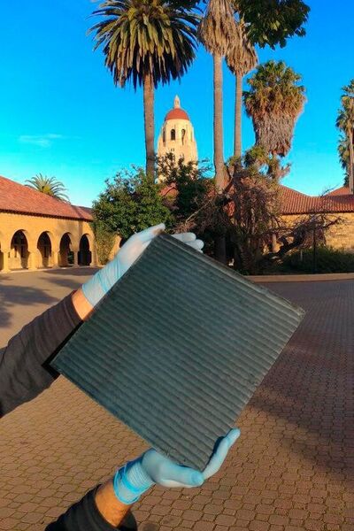 Researchers at Stanford University in California, USA, claim to have developed a new manufacturing process for perovskite solar cells that is both cheaper and four times faster than conventional manufacturing methods.  (Stanford University)