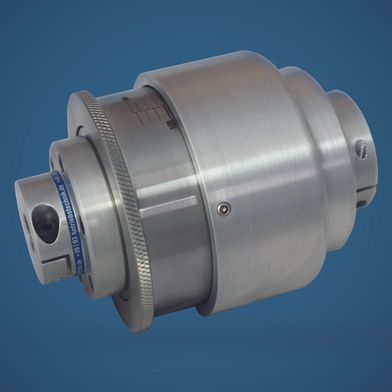 Die neue Magnetkuplung HSM-TKK von KBK kann durch die Klemmnaben das Drehmoment in beide Richtungen übertragen. (Bild: KBK Antriebstechnik)