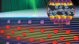 Das neu entwickeltes Material leitet Wärme gut entlang der Schichten, während es senkrecht dazu wärmeisolierend wirkt. (MPI-P, Lizenz CC-BY-SA)