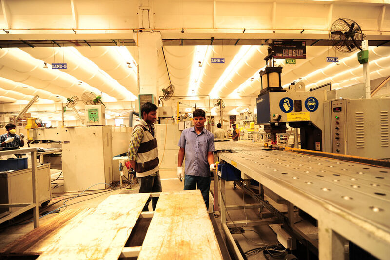 班加罗尔Rittal印度的生产 (图片：Rittal)