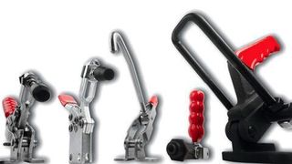 Die Kipp-Schnellspanner aus Stahl oder Edelstahl zeichnen sich aufgrund ihrer Verschleissfestigkeit und des ölbeständigen Griffs in der Signalfarbe Rot durch eine lange Lebensdauer aus.  (Kipp)