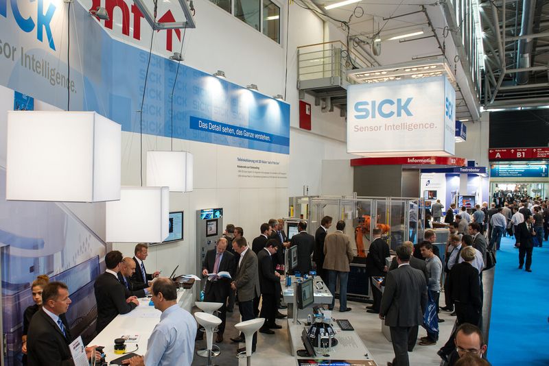 Rückblick: Impressionen von der Automatica 2012. (Bild: Messe München)