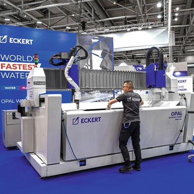 Eckert präsentiert sich erstmals auf der Stone+tec 2026 in Nürnberg. (Bild: Eckert)