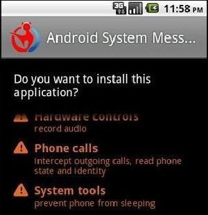 Android-Malware: Verlangt nach zahlreichen Rechten (ca.com/Venkatesan)
