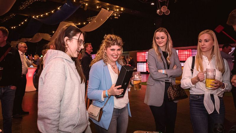 ... und Glücksrad. (Bild: Stefan Bausewein)