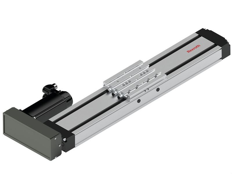 Schutz vor Wartungsfehlern: Durch den Anschluss an eine Ölzentralschmierung werden die Linearmodule automatisch geschmiert. (Bosch Rexroth)