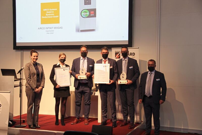 Gewinner in der Kategorie Trenn- und Verbindungstechnik: Airco in Kooperation mit Bystronic! (VCG/Ikas)