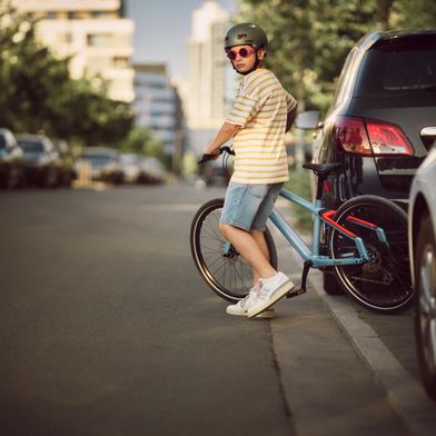 Cool and sustainable: The new Lion Bikes for kids, featuring frames and forks made of polyamide and recycled carbon fiber. (Bild: Kids' Bike Revolution)