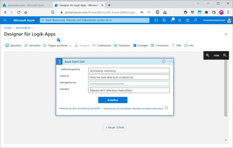 Verbindungen zu Azure lassen sich durch Anmelden eines Benutzers oder via Service- Prinzipal, bzw. Managed Identity herstellen.