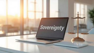 Einer Umfrage des Bitkom zufolge sind Unternehmen in Deutschland weiterhin stark abhängig von digitalen Technologien und Leistungen aus dem Ausland.  (Bild: Canva / KI-generiert)