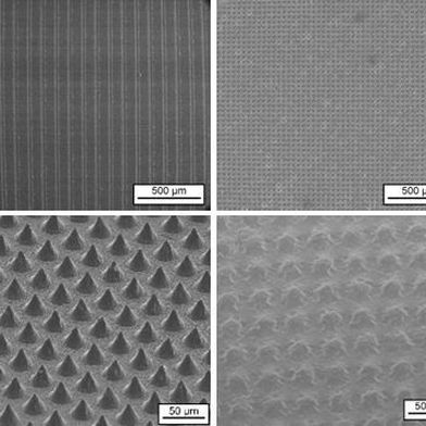 Näher am Kreislauf! Fraunhofer-Forscher aus Halle haben ein Simulationstool entwickelt, mit dem Kunststoffverarbeiter die Oberflächeneigenschaften ihrer Produkte vorhersagen und schließlich anpassen können, um Beschichtungsaufwand oder Additive einzusparen. Es geht noch kleiner ... (Bild: Fraunhofer IMWS)
