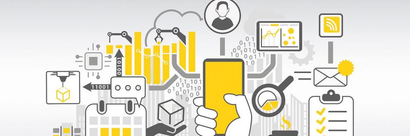 Die funkbasierten Identifikationstechnologie RFID gilt als Schlüsseltechnologie für die smarte Fabrik, denn mit ihr sind Produkte, Werkstückträger oder Werkzeuge eindeutig identifizier- und lokalisierbar.(Bild:  Turck)