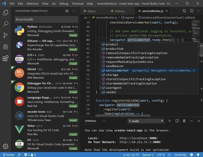 Facebook stellt das Open-Source-Projekt Nuclide ein und setzt voll und ganz auf die ebenfalls quelloffene IDE Visual Studio Code. (Microsoft)