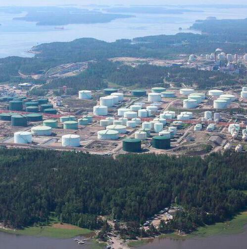 Storage tanks at Neste’s Porvoo refinery in Finland. Storage tanks at Neste’s Porvoo refinery in Finland.