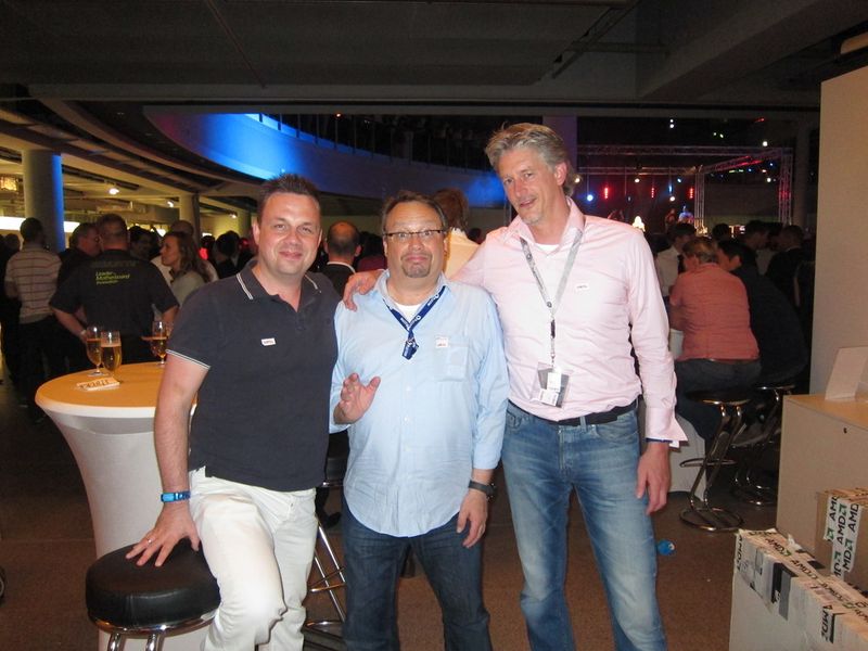 (v. l.) Rene Otten, Rotcom, Olaf Rochow, PLDS und Marc Riemen, EpicGear. (Vogel IT-Medien)