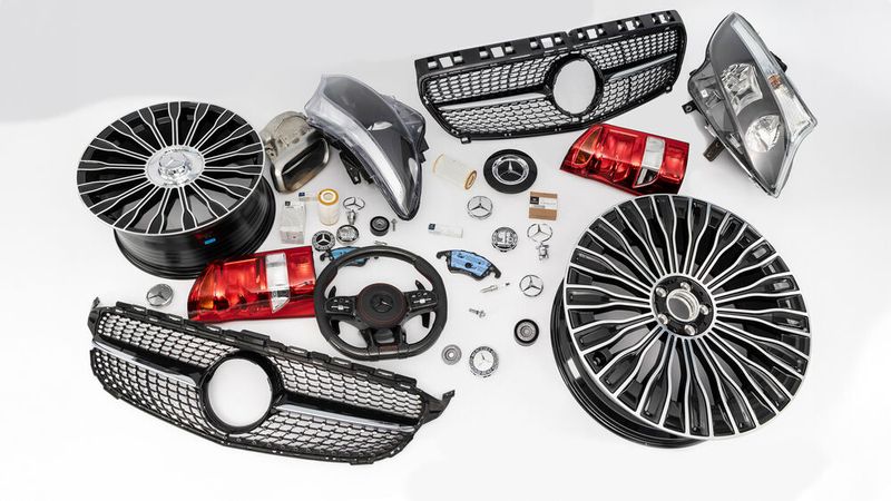 Mercedes-Benz-Teile sind bei Fälschern beliebt.(Bild:  Mercedes-Benz)