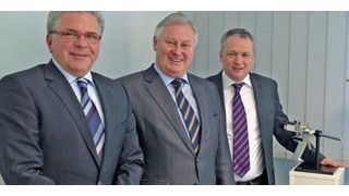 V.l.n.r.: Rainer Kunkel (Reinhardt Technik), Hubert Riek (J. Wagner GmbH), Carsten Fuhs (Reinhardt Technik).  (Bild: J. Wagner)