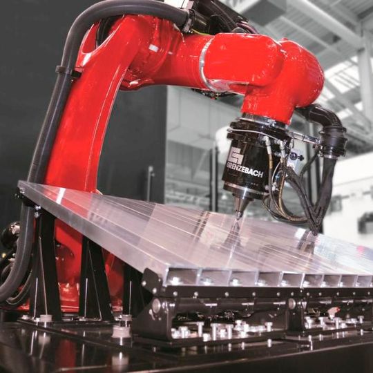 Die Analytics Software ermöglicht eine sehr genaue und überprüfbare Qualitätskontrolle sowie Prognosen über den Ausfall der Rührreibschweißanlage. (Bild:  Grenzebach)