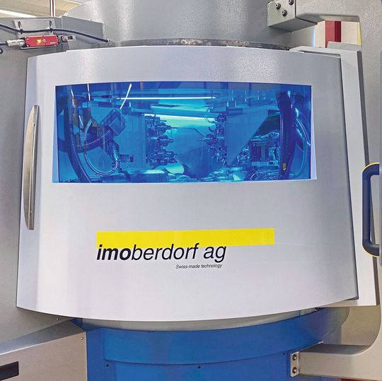 Die neue imo-flex von Imoberdorf ist ausgelegt für eine hochproduktive und flexible Fertigung von Stückzahlen von 10 000 bis 350 000 Stück. Die neue imo-flex von Imoberdorf ist ausgelegt für eine hochproduktive und flexible Fertigung von Stückzahlen von 10 000 bis 350 000 Stück.