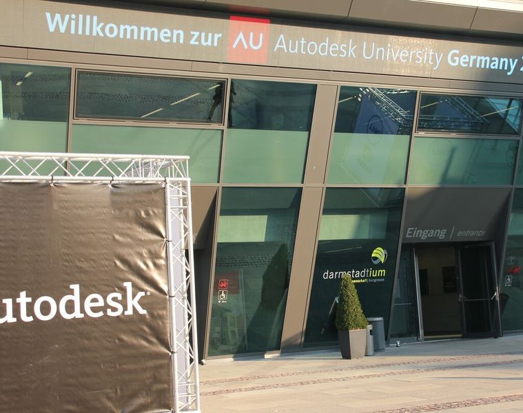 Wie bereits im Vorjahr findet die Autodesk University wieder in Darmstadt statt. (Bild: Michel)