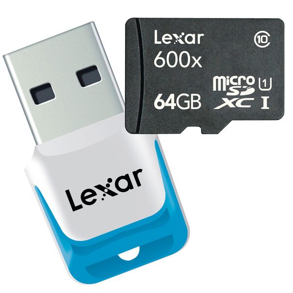 3x Speicherkarte 600x High-Performance microSDXC (64GB) von Lexar UVP: jeweils rund 107 (Bild: Lexar)