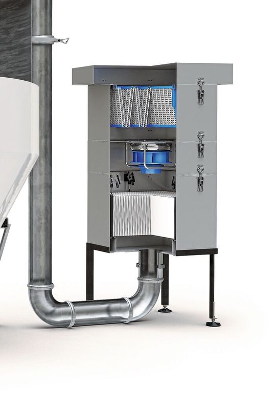 Reine Luft überschichtet die Lebensmittelflüssigkeit und schützt so vor Verderbnis.(Bild:  Freudenberg)