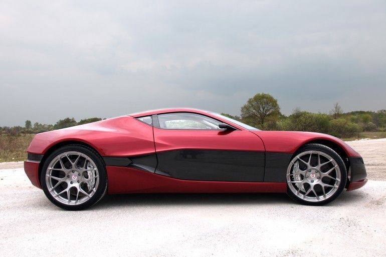 Vier Elektromotoren in den Rädern treiben den Rimac Concept One an (Archiv: Vogel Business Media)
