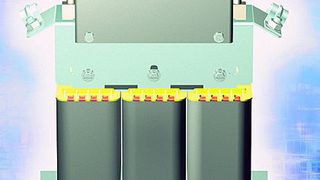 Die neuen EMV-Sinusfilter von Epcos verringern den Anteil hoher Taktfrequenzen am Ausgang von Umrichtern.  Bild: Epcos (Archiv: Vogel Business Media)