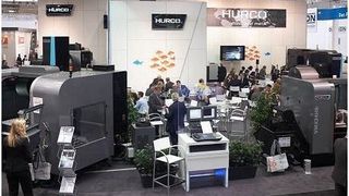 A future addition to Hurco trade fair exhibits could be a hybrid machine tool for additive manufacturing and milling. (Source: Hurco)