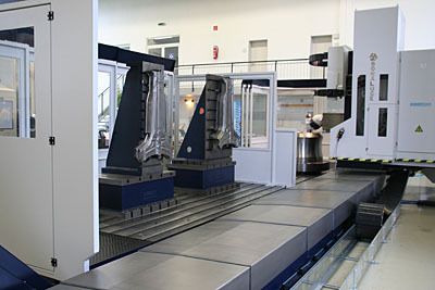 Soraluce-Fräs- und Bohrcenter FL 8000 mit Karusselldrehtisch und eingerichtet für zwei Stationen zur Bearbeitung von Werkzeugen. (Archiv: Vogel Business Media)