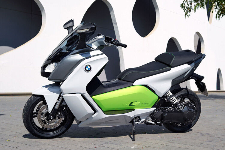 Der Roller nutzt die gleichen Lithium-Ionen-Speichermodule wie das BMW-Elektroauto i3. (Foto: BMW)