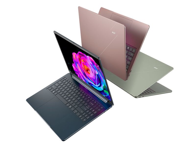 Angetrieben wird das Acer Swift Air 16 von Intel Core Prozessoren der Series 3 bis zum Core 7 Prozessor 350. (Bild: Acer)
