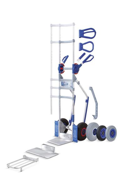 Garantiert ist laut Hersteller jedes einzelne Teil einer Expresso-Sackkarre auch als Ersatzteil bestellbar, was zum Beispiel über den Webshop sehr flott geht. (Bild: Expresso)