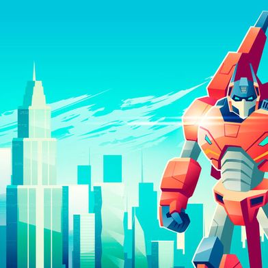 Die „Transformer“ sind da: In China entwickeln Forschende aktuell Verwandlungsroboter. Unter anderem hat das Team den neun Zentimeter großen Prototypen eines Sportwagens gebaut, der sich in ein Auto mit Flügeln und einen Transporter verwandeln kann. (Bild: © vectorpocket - stock.adobe.com)