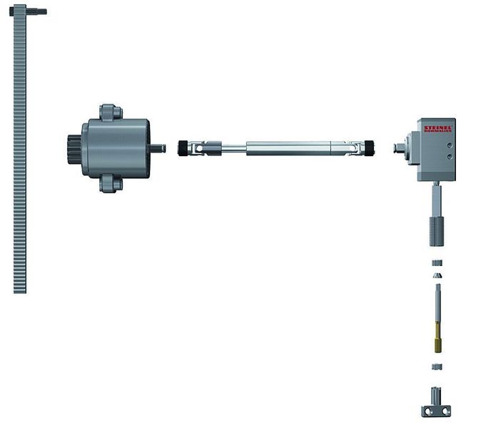 Bild 2: Mechanische Gewindeformeinheit SMG SZ 8880 mit ihren einzelnen Komponenten. Bild: Steinel (Archiv: Vogel Business Media)