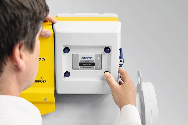 Designed as safety actuators, the Trivax Compact features Plug & Work and modular design: easy installation and intuitive operation. Maintenance-free, reliable and efficient operation with flexible control options for up to 15 years is ensured by the combination of electric drive and fluidic gearbox. ((C)2017)