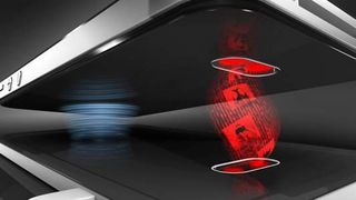 Optische Kommunikation: Ein erstes Transceivermodul als Prototyp für die drahtlose optische Kommunikation auf kurzen Distanzen mit Datenraten von 3 GBit/s ist auf der electronica in München (A5, 121) zu sehen (Bild: Fraunhofer IPMS)