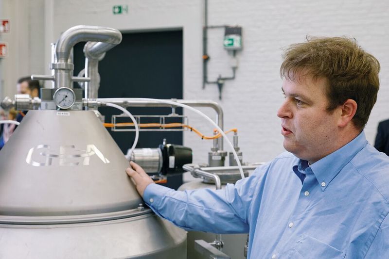 Patrick Eickhoff, Projektmanager für Softwareentwicklung bei Gea: „MTP wird in Zukunft vieles erleichtern.“ (Ch. Heidemanns/Siemens)