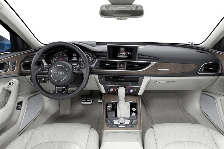 Das Cockpit des Audi A6 ist funktional und ergonomisch gestaltet, die Bedienung ist überaus gut. Beim Infotainment rangiert Audi ganz weit vorn im Wettbewerb, unter anderem mit einem Top-Navigationssystem. (Foto: Audi)